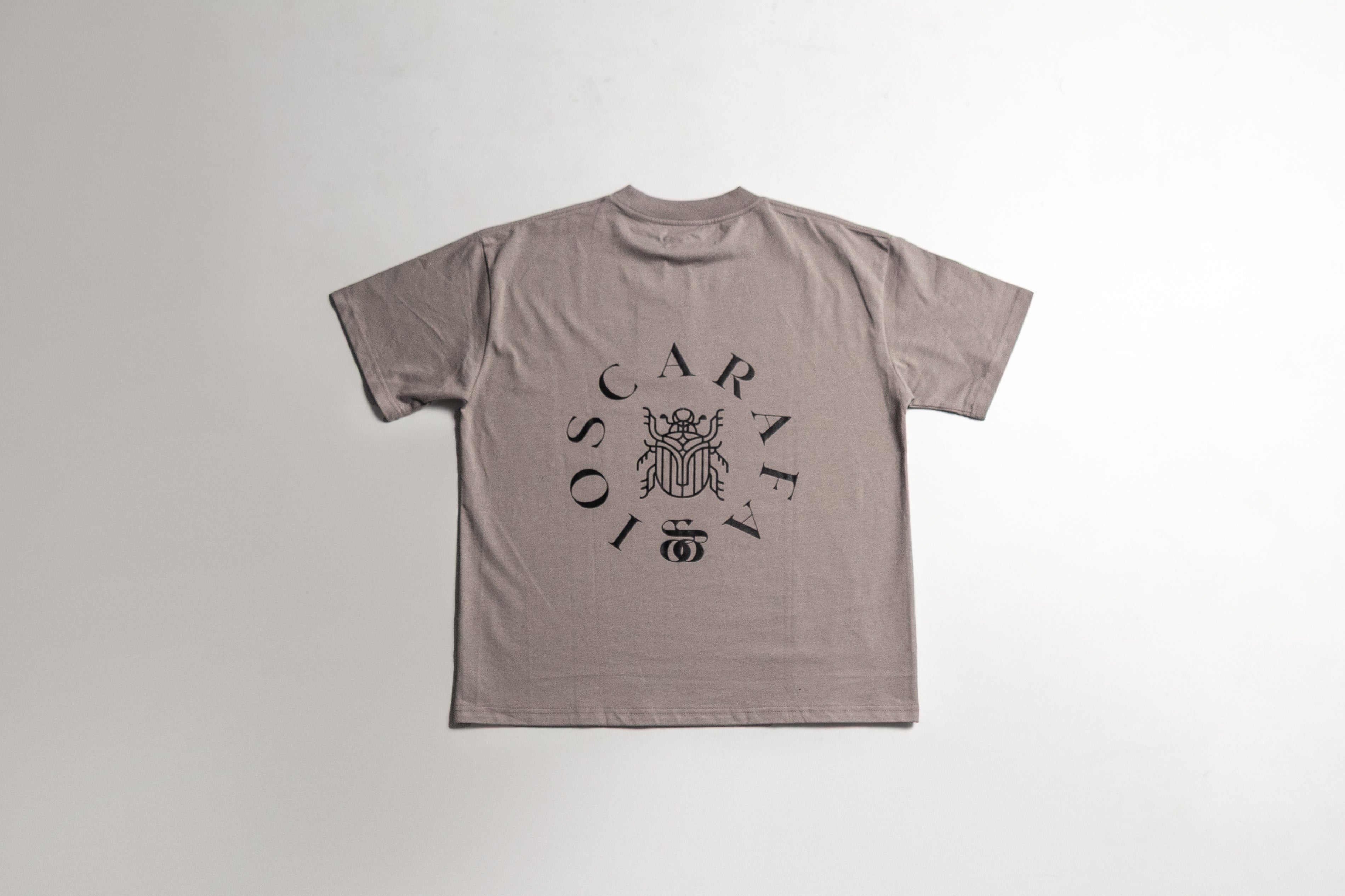 Emblema Eterno Playera Gris Semi Oversize